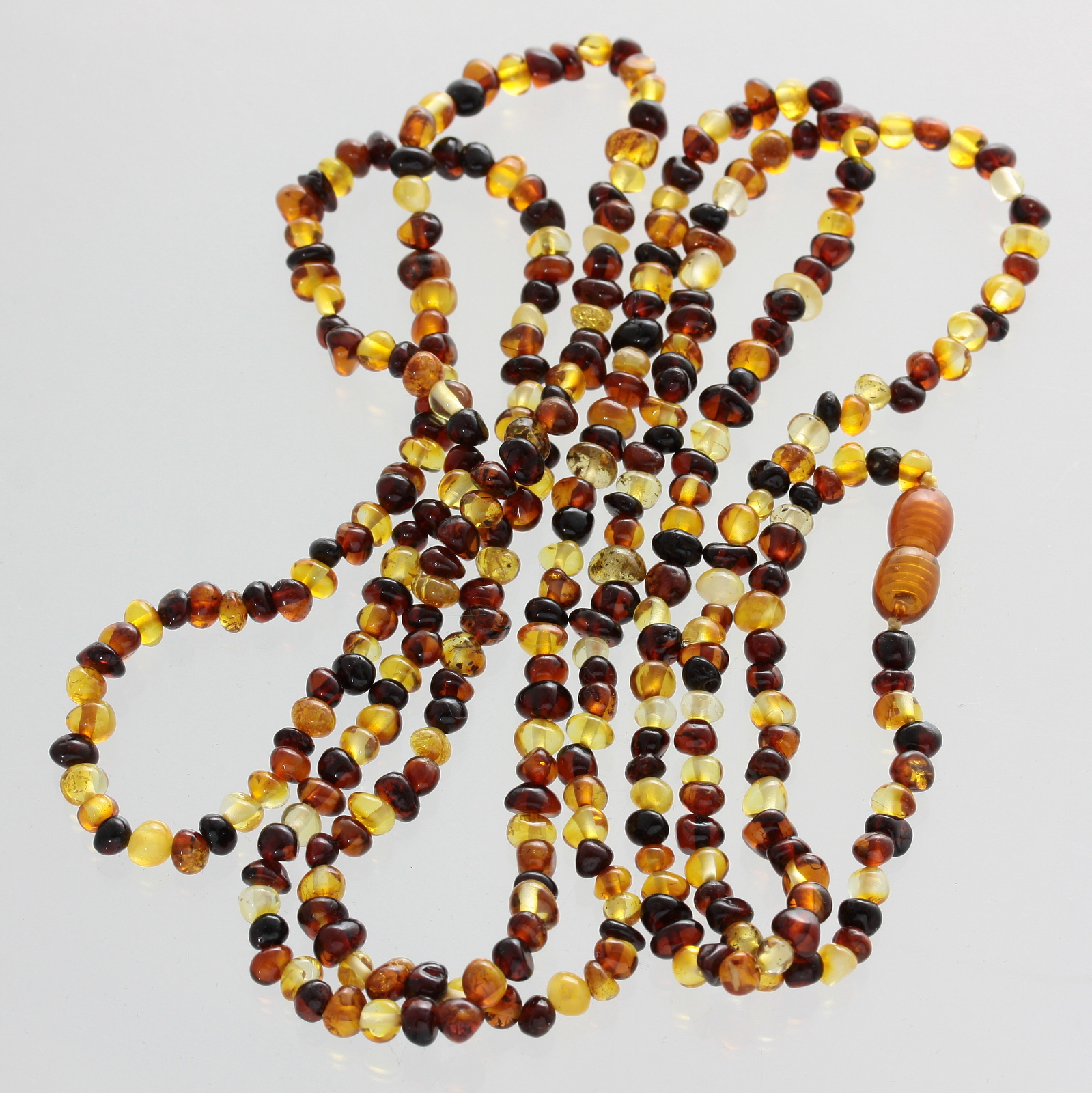 Baltic Amber Elegant Necklace Collar Natural Baltic Amber Lenght 120 cm