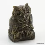 Carved Genuine BALTIC AMBER - Owl