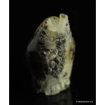 Carved Genuine BALTIC AMBER - Owl