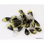 10 Faceted drops Baltic amber earrings