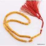 Islamic 33 CYLINDER Baltic amber prayer ANTIQUE beads