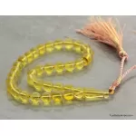 Islamic Honey 33 Baltic amber Prayer ROUND beads