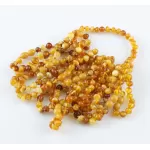 10 Butter BAROQUE Baltic amber adult bracelets 22cm