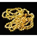 10 Butter BAROQUE Baltic amber adult bracelets 20cm
