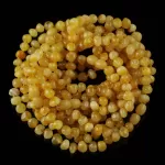 10 Butter Baltic Amber Anklets 25cm