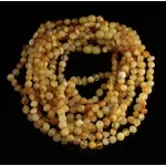 10 Unpolished Mix BAROQUE Baby teething Baltic amber necklaces 32cm