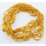 10 Honey BEANS Baltic amber adult wholesale necklaces 45cm