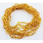 10 Honey BEANS Baltic amber adult wholesale necklaces 45cm