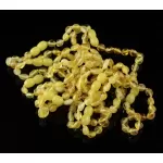 10 Butter BEANS Baltic amber adult bracelets 18cm