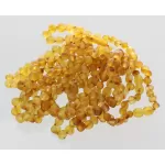 10 Raw Honey BAROQUE Baltic Amber Bracelet 19cm
