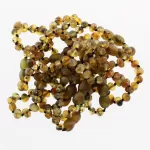 10 Raw Dark BAROQUE Baltic amber teething bracelets 14cm