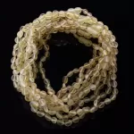 10 Raw Lemon BEANS Baby Baltic amber teething necklaces 33cm
