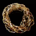 10 Mix BEANS Baby teething Baltic amber necklaces 33cm