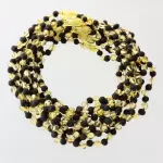 10 Multi BROQUE teething Baltic amber necklaces 33cm