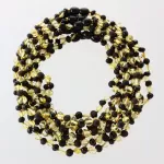 10 Multi BROQUE teething Baltic amber necklaces 33cm
