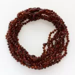 10 Cognac BAROQUE teething Baltic amber necklaces 38cm