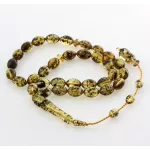 Islamic 33 Prayer OLIVE Baltic amber beads