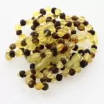 10 Raw Multi BAROQUE Baltic amber teething bracelets 14cm