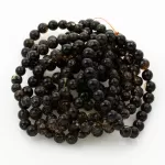 10 Dark ROUND Baltic amber bracelets 21cm