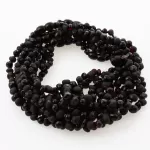 10 Cherry Raw BAROQUE teething Baltic amber necklaces 32cm