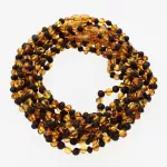 10 Multi BAROQUE Baby teething Baltic amber necklaces 32cm