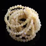 10 Milk BAROQUE Baltic amber adult stretch bracelets 19cm