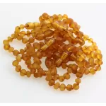 10 Raw Honey BAROQUE Baltic amber teething bracelets 12cm