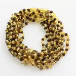 10 Multi BAROQUE teething Baltic amber necklaces 32cm