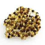 10 Multi BAROQUE Baltic amber teething bracelets 14cm