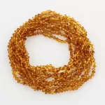 10 Honey BAROQUE Baltic amber teething necklaces 33cm
