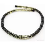 Faceted BUTTONS Baltic amber necklace 19in