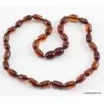 Cylinder beads HQ Baltic amber teething necklace