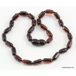 Cylinder beads HQ Baltic amber teething necklace