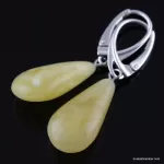 Butter drops Baltic amber earrings