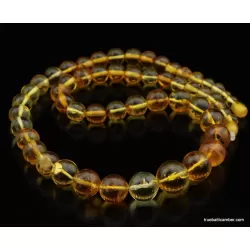 Vintage Round beads Baltic amber necklace