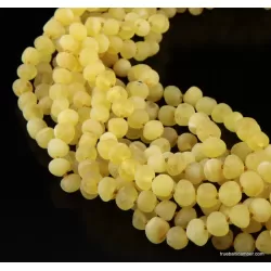 10 HQ Raw Butter BAROQUE Baltic amber adult necklaces