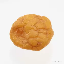 Natural rare Baltic amber resin drop with cracks