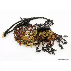 Handmade Artisan Genuine BALTIC AMBER Knotted Necklace