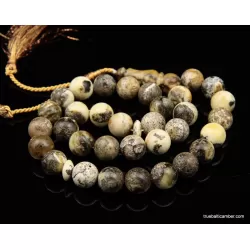 Islamic 33 Baltic amber Prayer 13MM ROUND beads
