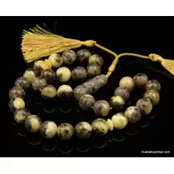 Islamic 33 Baltic amber Prayer 13MM ROUND beads