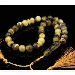 Islamic 33 Baltic amber Prayer 12MM ROUND beads