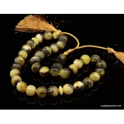 Islamic 33 Baltic amber Prayer 12MM ROUND beads
