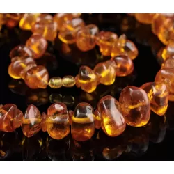 Vintage Baltic amber necklace and bracelet 120g set