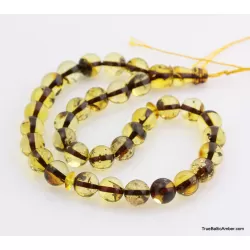 Islamic 33 Prayer ROUND Baltic amber beads