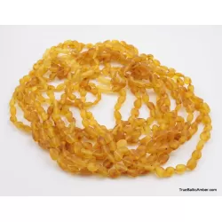 10 Honey RAW BEANS Baltic amber adult necklaces