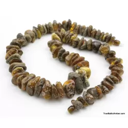 Large HEALING Baltic amber beads necklace 23in