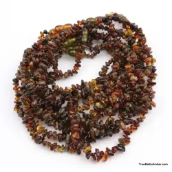 10 CHIPS Baby teething Baltic amber necklaces