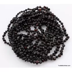 10 Cherry Raw BAROQUE Baby teething Baltic amber necklaces