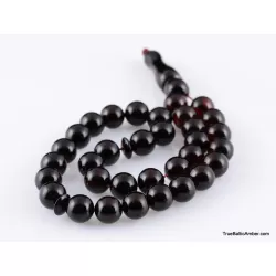 Islamic 33 Prayer ROUND Baltic amber beads rosary