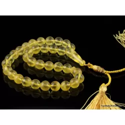 Islamic 33 Prayer Honey ROUND Baltic amber beads